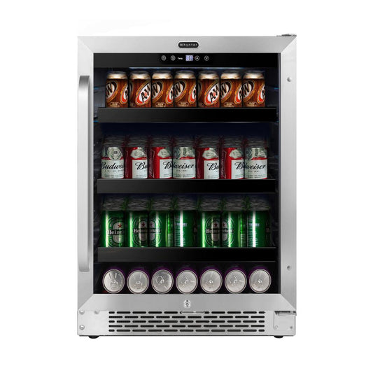 Whynter 182-can stainless steel undercounter beverage refrigerator