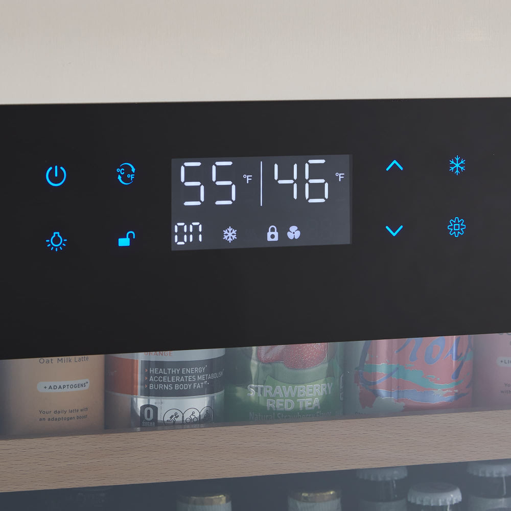 Wine Enthusiast SommSeries2 178-Can Beverage Center – Dual Zone Undercounter Cooler