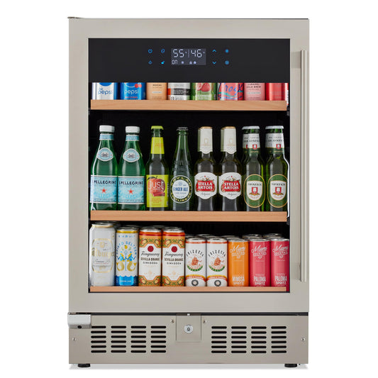 Wine Enthusiast SommSeries2 178-Can Beverage Center – Dual Zone Undercounter Cooler