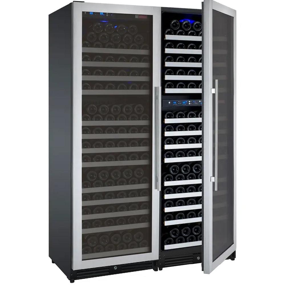 349-bottle wine refrigerator with glide-out FlexCount shelves