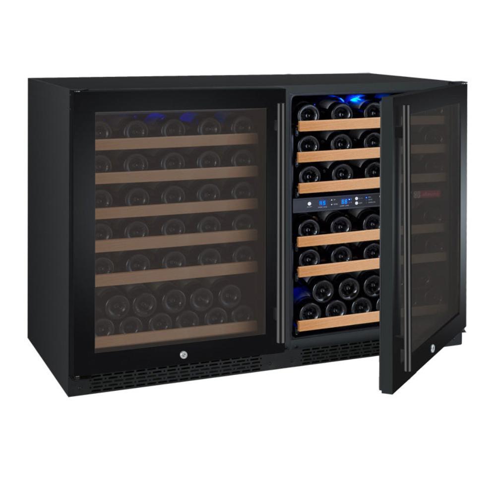 Luxury wine refrigerator with triple temperature zones
