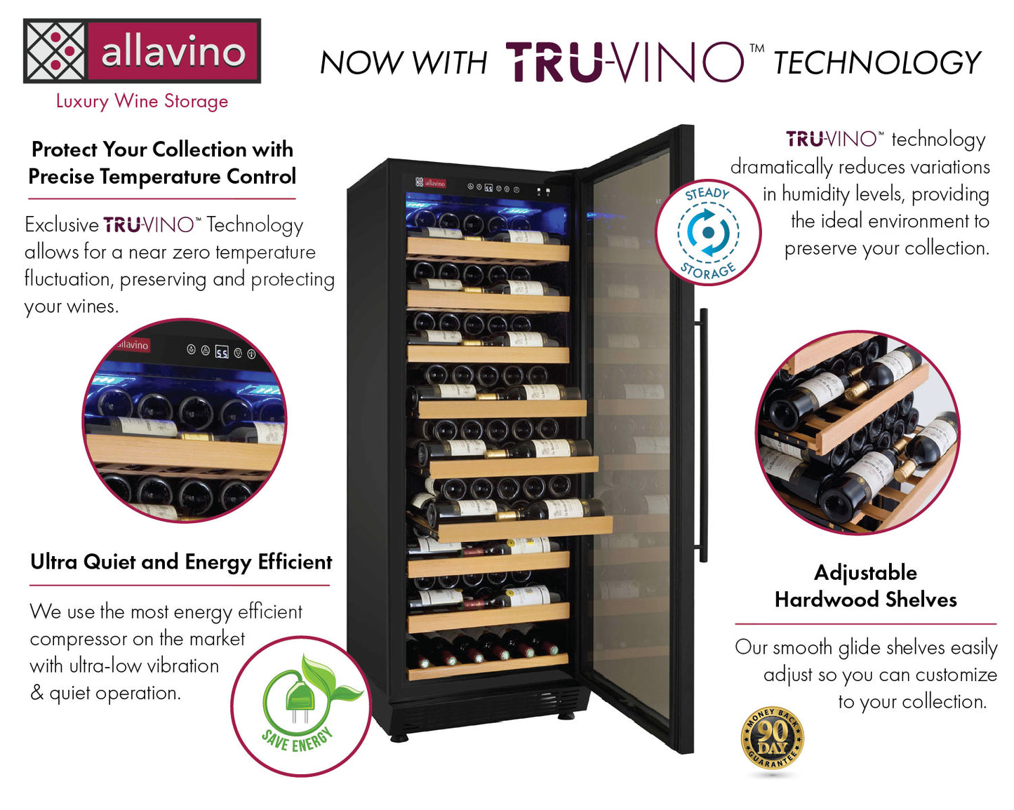 Allavino Wine Refrigerator with Tru-Vino Technology
