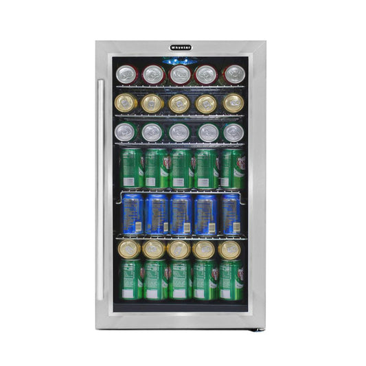 Whynter BR-130SB stainless steel beverage refrigerator 127-can capacity