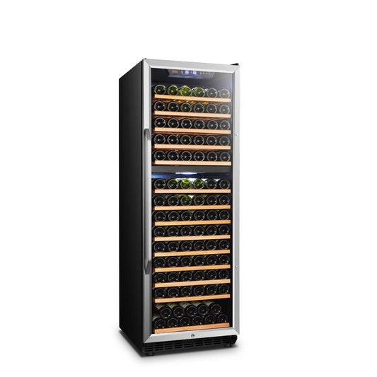 Lanbo 160-Bottle Dual Zone Wine Cooler – Advanced Cooling, Sleek and Spacious Design