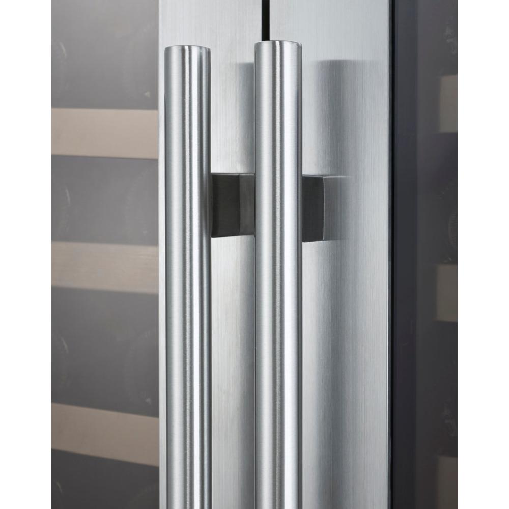 Allavino FlexCount Series 256-Bottle Dual Zone Semi-Tall Side-by-Side Wine Refrigerators – Stainless Steel Doors