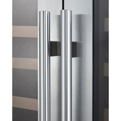 Allavino FlexCount Series 256-Bottle Dual Zone Semi-Tall Side-by-Side Wine Refrigerators – Stainless Steel Doors