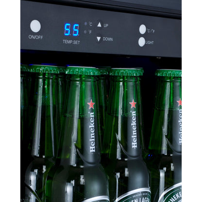 Allavino VSBC15-SL20 beverage cooler with adjustable digital temperature control