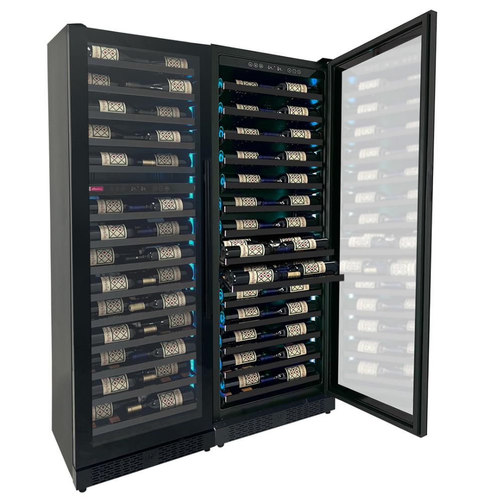 Slim depth built-in wine refrigerator