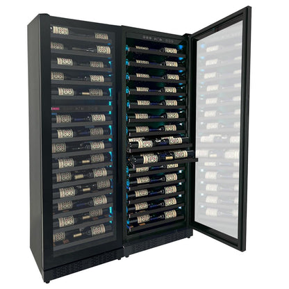 Slim depth built-in wine refrigerator