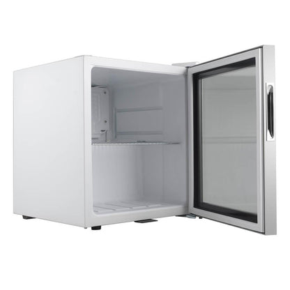 Freestanding mini beverage refrigerator for home bar