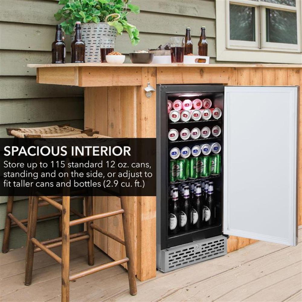 Stainless steel keg fridge for 1/6 barrel or Cornelius keg