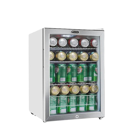 Whynter 90-can stainless steel beverage refrigerator