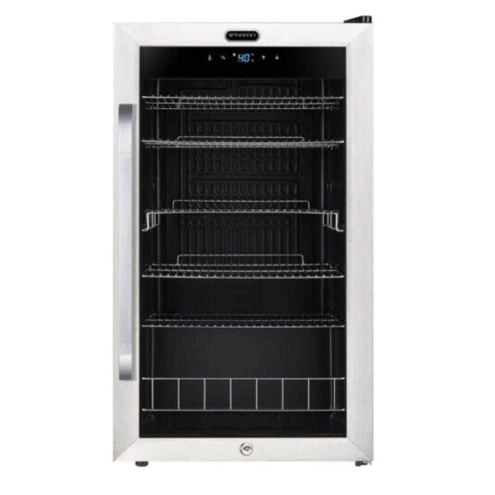 Freestanding wine fridge with digital touch control