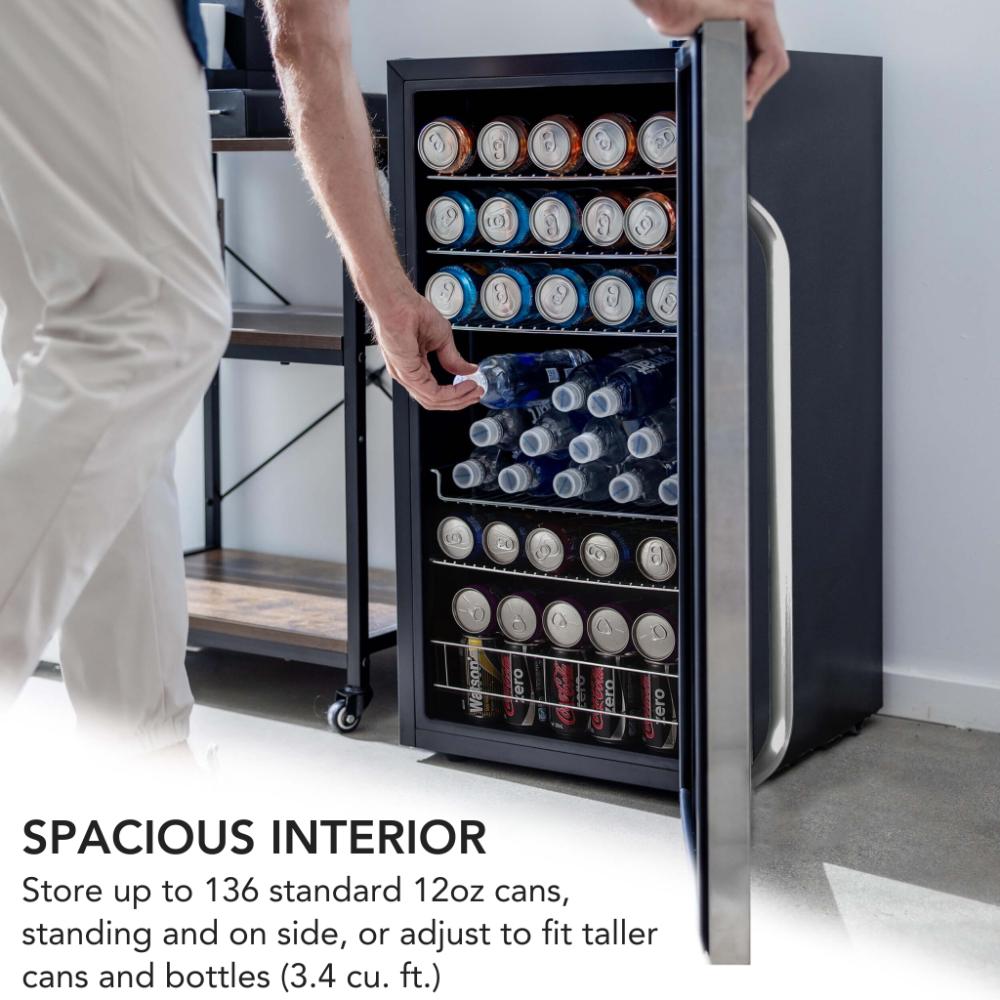 Whynter beverage refrigerator for home bar or kitchen