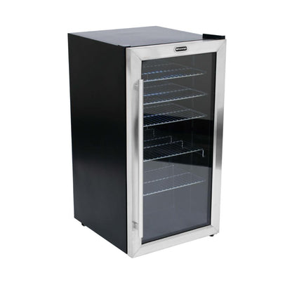 Compact wine fridge for home bar and kitchen