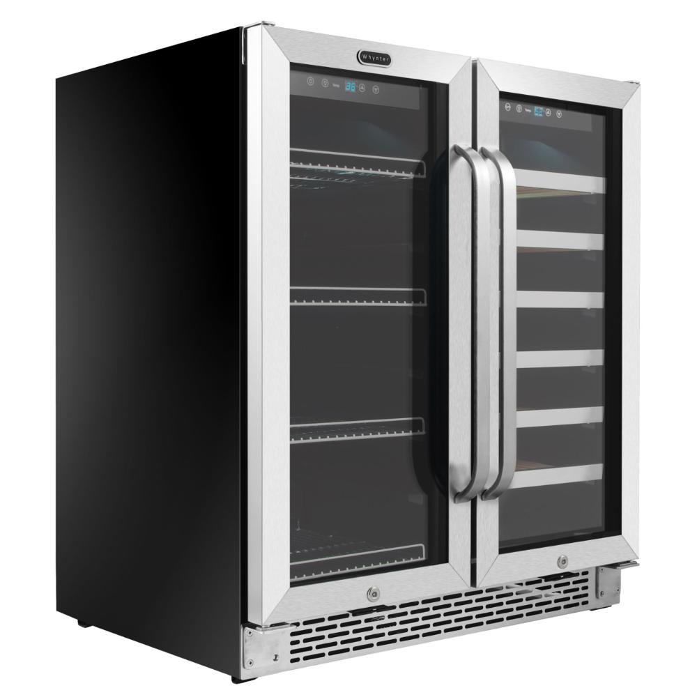Whynter 30-inch beverage refrigerator with dual temperature zones