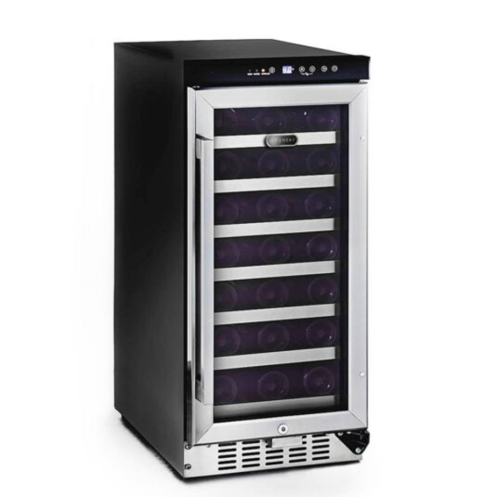 33 bottle undercounter wine cooler with digital temperature control