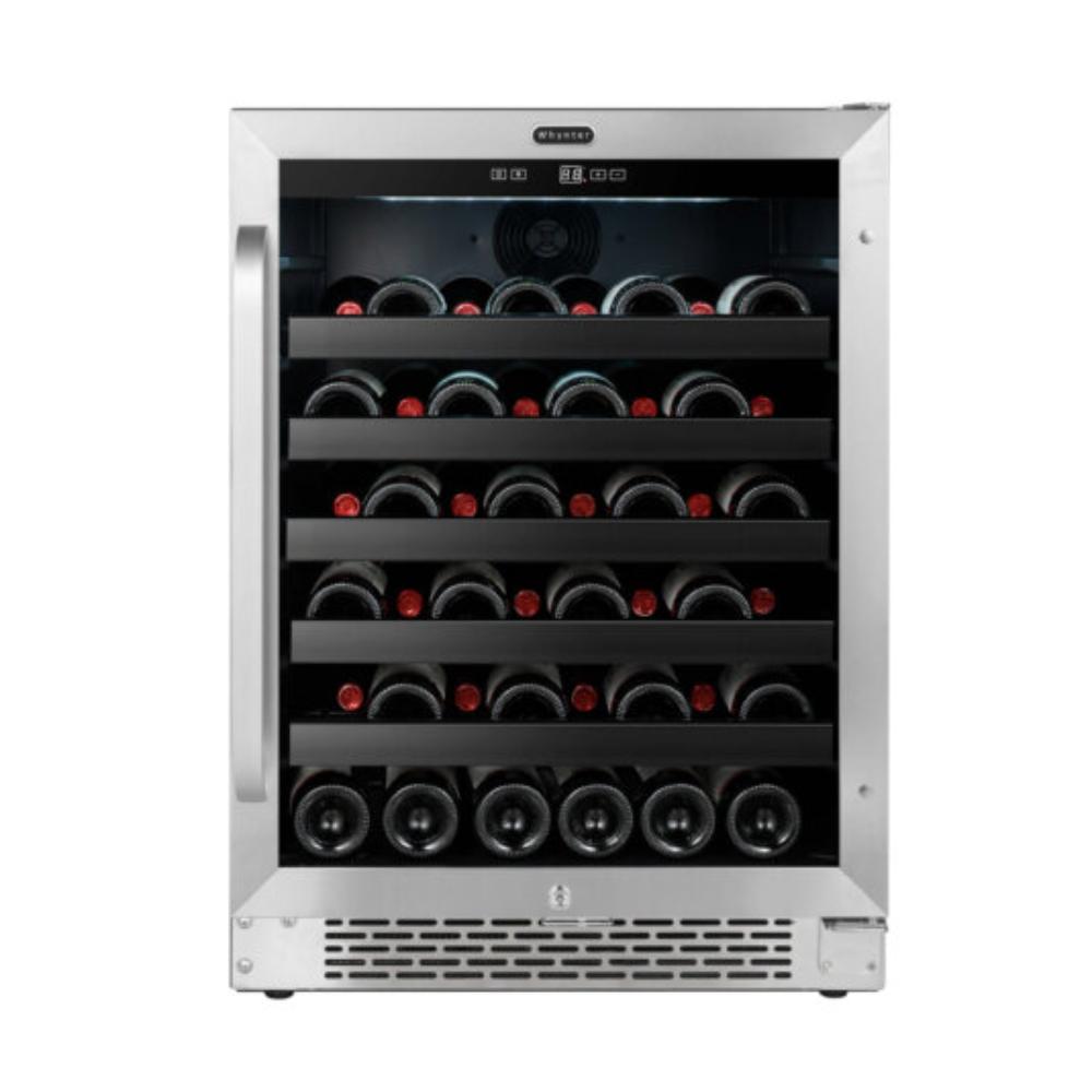 Whynter 24" 46-Bottle Single Zone Built-In/Undercounter Stainless Steel Wine Refrigerator