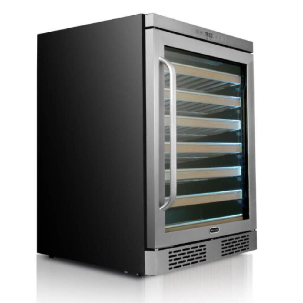 Built-in wine fridge with multicolor LED lightshow