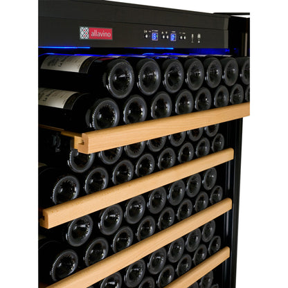Left-hinge Allavino YHWR305-1BL20 wine fridge with digital temperature control