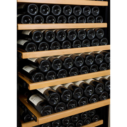 Allavino 32” Vite II Tru-Vino Single Zone 277 Bottle Wine Refrigerator - Black Left Hinge
