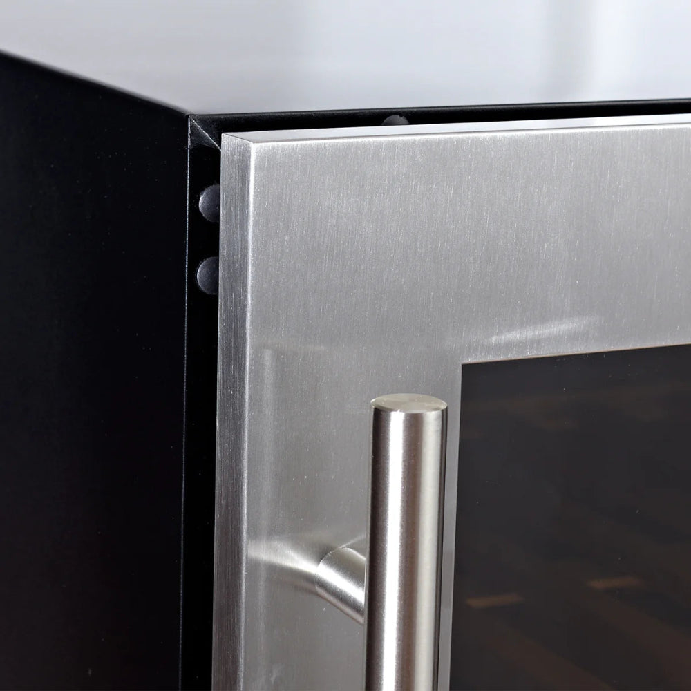 Beverage cooler with Low-E glass door and adjustable metal shelves