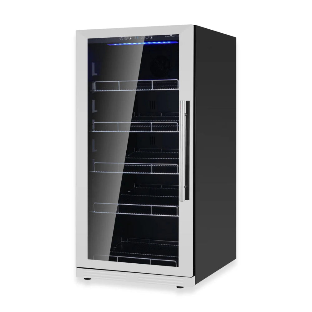 Stainless steel beverage cooler for home bar or commercial use