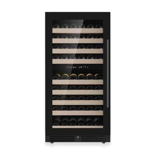 Dual zone 47-inch wine cooler with Low-E glass door