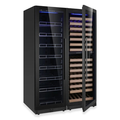 Triple zone temperature control upright cooler