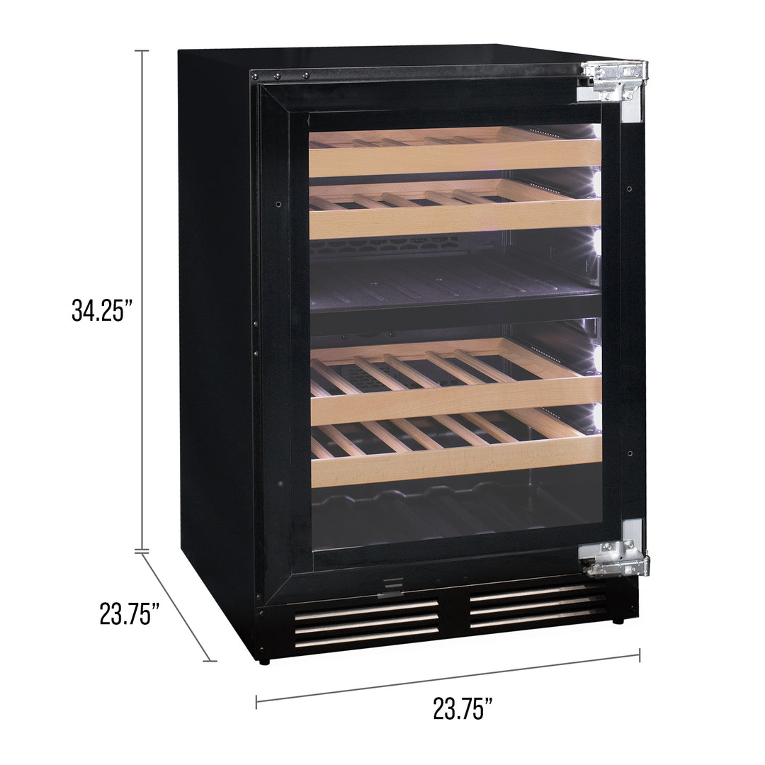 Allavino 24” Wide Dual Zone Wine Refrigerator – Panel Ready Design