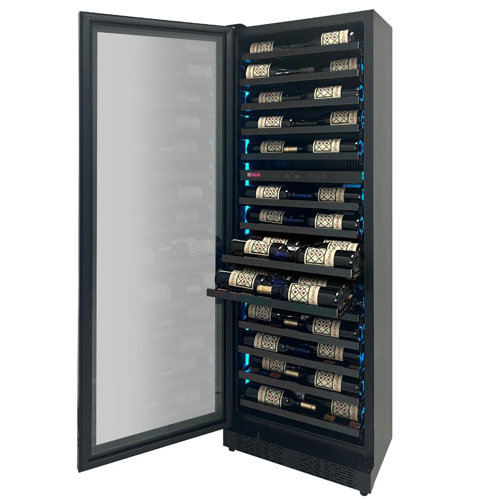 Allavino Reserva Series 67-Bottle Dual Zone Tall Black Wine Refrigerator - Left Hinge