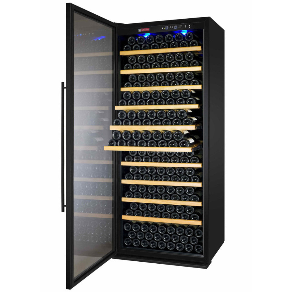 Allavino 32-inch Vite II single-zone wine refrigerator shown with 277-bottle capacity