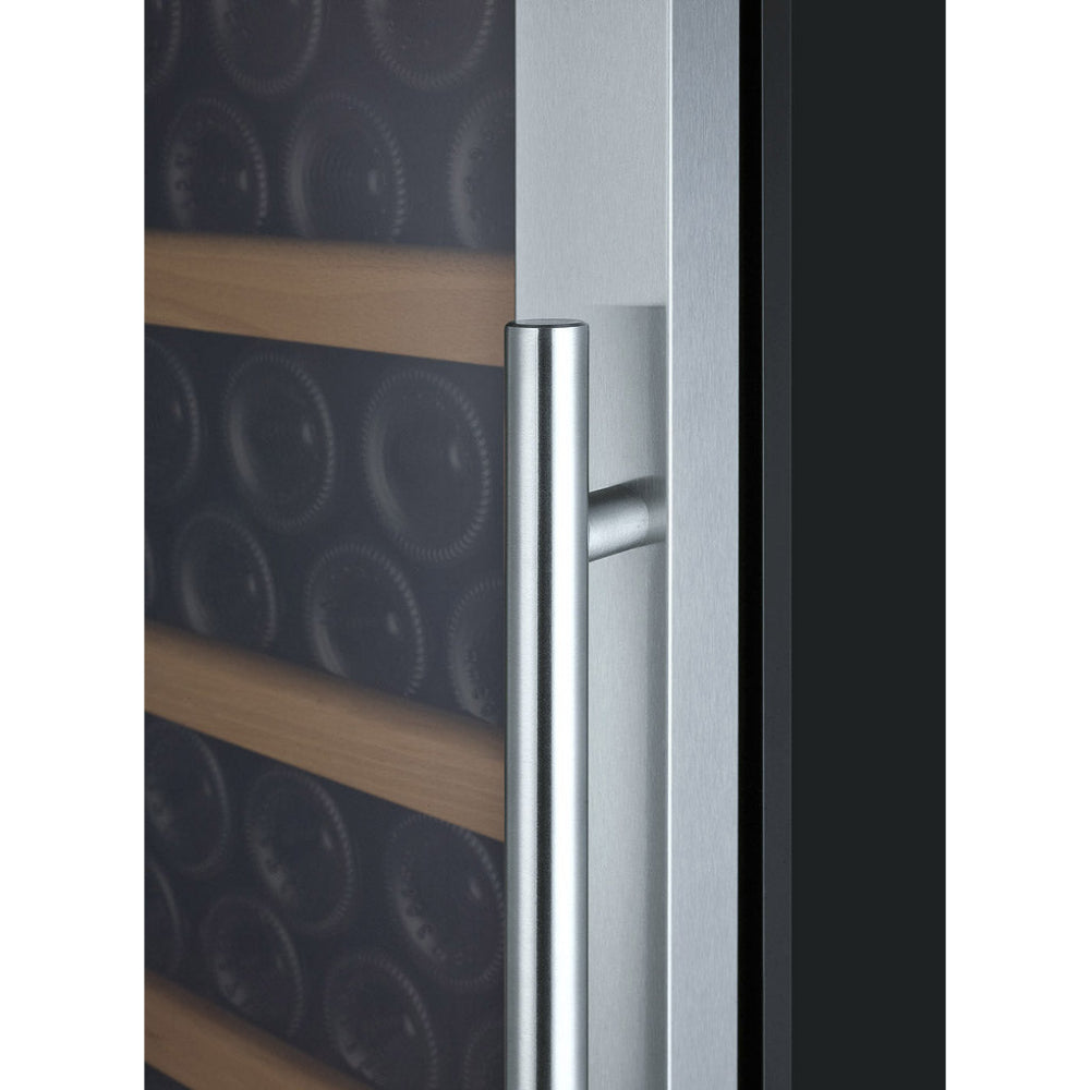 Allavino 32” Vite II Tru-Vino Single Zone 277 Bottle Wine Refrigerator - Stainless Steel Left Hinge