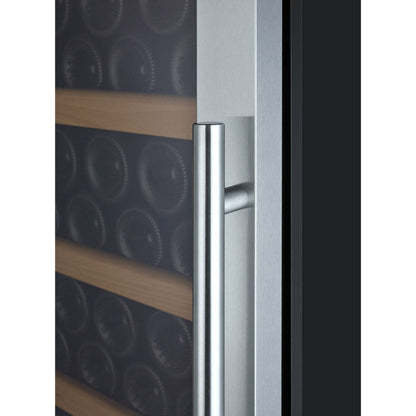 Allavino 32” Vite II Tru-Vino Single Zone 277 Bottle Wine Refrigerator - Stainless Steel Left Hinge