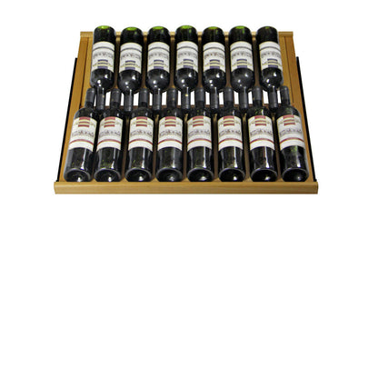 Allavino 32” Vite II Tru-Vino Single Zone 277 Bottle Wine Refrigerator - Black Left Hinge