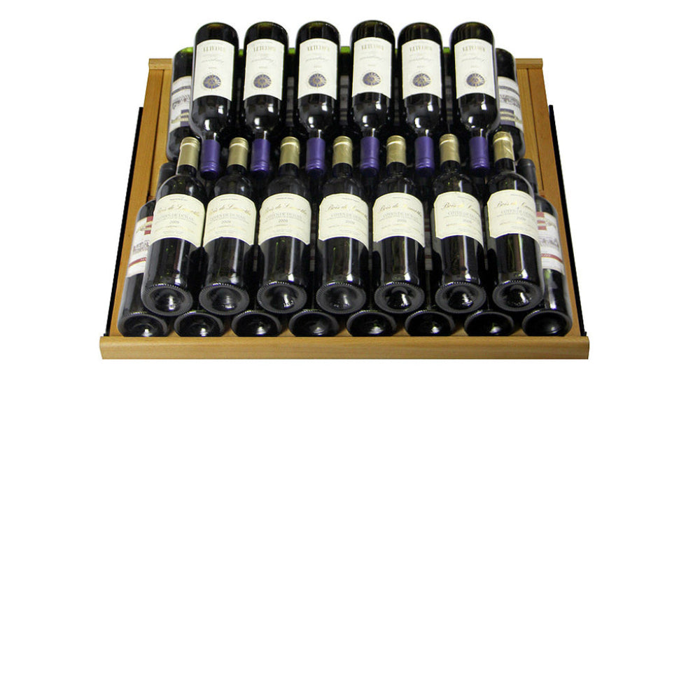 Allavino 32” Vite II Tru-Vino Single Zone 277 Bottle Wine Refrigerator - Stainless Steel Right Hinge