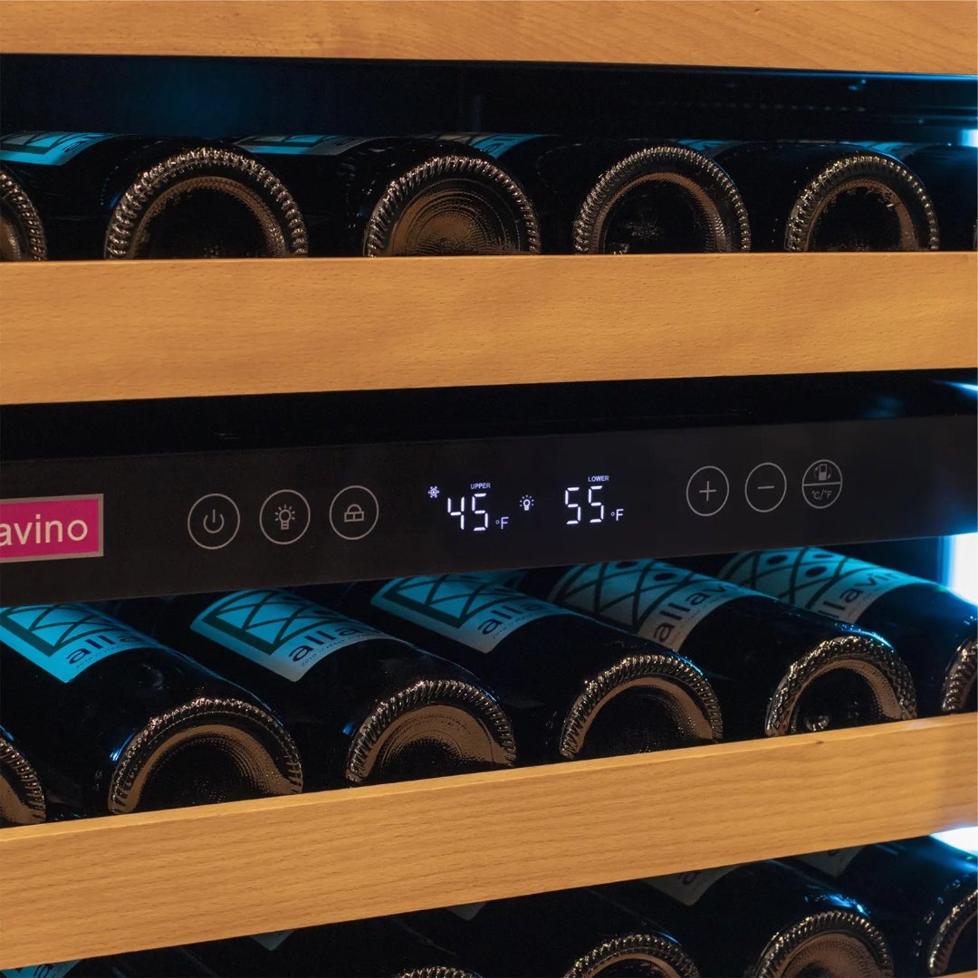 close up of digital temperature control