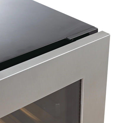 KingsBottle 71" - 630 Can Beverage Refrigerator – Stainless Steel, Right Hinge