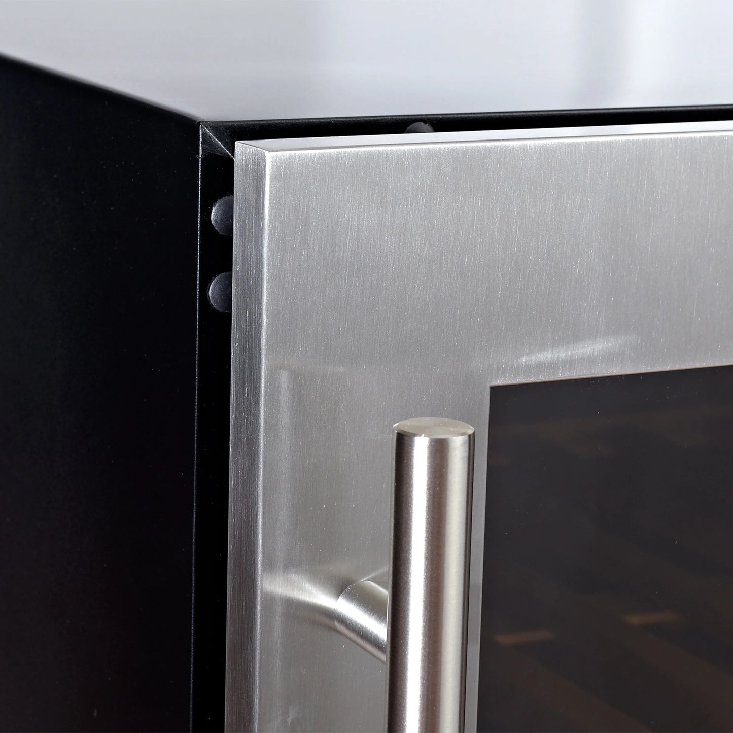 KingsBottle 71" - 630 Can Beverage Refrigerator – Stainless Steel, Left Hinge